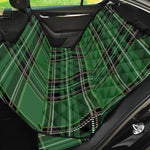 Green Stewart Tartan Pattern Print Pet Car Back Seat Cover