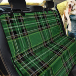 Green Stewart Tartan Pattern Print Pet Car Back Seat Cover