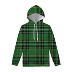 Green Stewart Tartan Pattern Print Pullover Hoodie