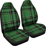 Green Stewart Tartan Pattern Print Universal Fit Car Seat Covers