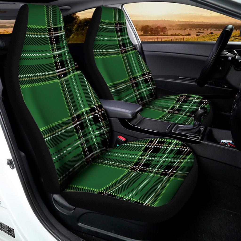 Green Stewart Tartan Pattern Print Universal Fit Car Seat Covers