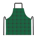 Green Stewart Tartan Print Apron