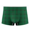 Green Stewart Tartan Print Men's Boxer Briefs