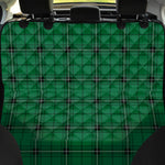 Green Stewart Tartan Print Pet Car Back Seat Cover