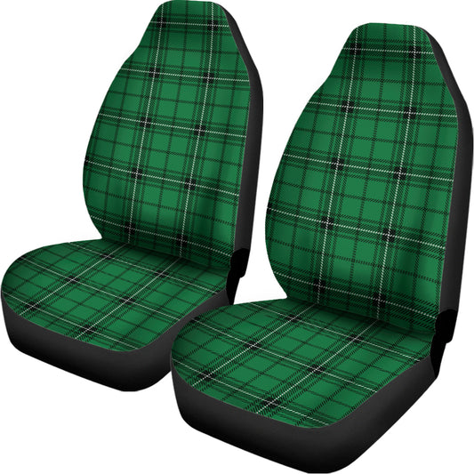 Green Stewart Tartan Print Universal Fit Car Seat Covers