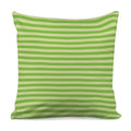 Green Striped Pattern Print Pillow Cover