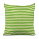 Green Striped Pattern Print Pillow Cover