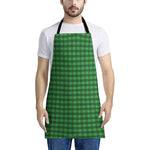 Green Tartan Saint Patrick's Day Print Apron