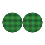 Green Tartan Saint Patrick's Day Print Car Coasters