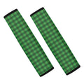 Green Tartan Saint Patrick's Day Print Car Seat Belt Covers