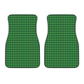 Green Tartan Saint Patrick's Day Print Front Car Floor Mats