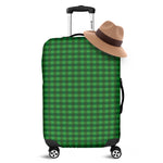 Green Tartan Saint Patrick's Day Print Luggage Cover
