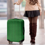 Green Tartan Saint Patrick's Day Print Luggage Cover