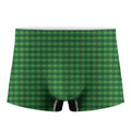 Green Tartan Saint Patrick's Day Print Men's Boxer Briefs