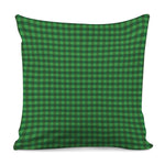 Green Tartan Saint Patrick's Day Print Pillow Cover