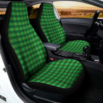 Green Tartan Saint Patrick's Day Print Universal Fit Car Seat Covers
