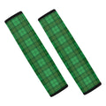 Green Tartan St. Patrick's Day Print Car Seat Belt Covers