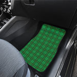Green Tartan St. Patrick's Day Print Front Car Floor Mats