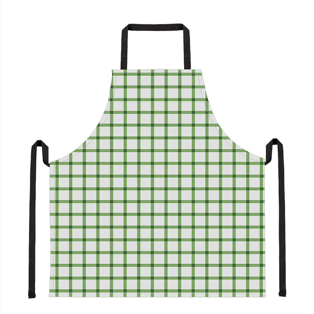 Green Tattersall Pattern Print Apron