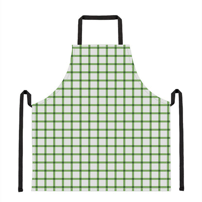 Green Tattersall Pattern Print Apron