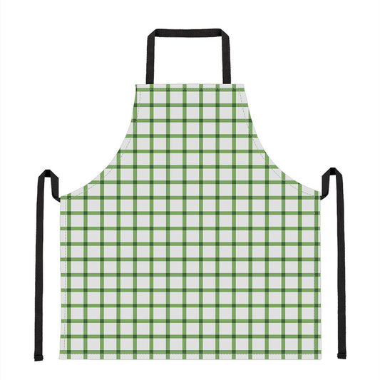 Green Tattersall Pattern Print Apron