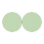 Green Tattersall Pattern Print Car Coasters