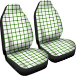 Green Tattersall Pattern Print Universal Fit Car Seat Covers