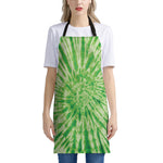 Green Tie Dye Print Apron
