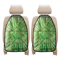 Green Tie Dye Print Car Seat Organizers