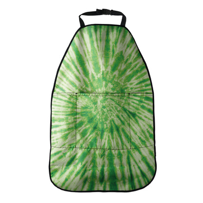 Green Tie Dye Print Car Seat Organizers
