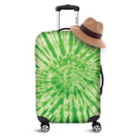 Green Tie Dye Print Luggage Cover