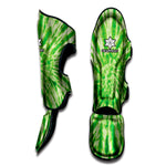 Green Tie Dye Print Muay Thai Shin Guard