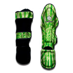 Green Tie Dye Print Muay Thai Shin Guard