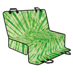 Green Tie Dye Print Pet Car Back Seat Cover