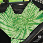 Green Tie Dye Print Pet Car Back Seat Cover