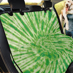Green Tie Dye Print Pet Car Back Seat Cover