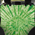Green Tie Dye Print Pet Car Back Seat Cover