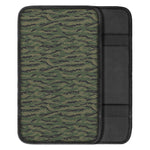 Green Tiger Stripe Camouflage Print Car Center Console Cover