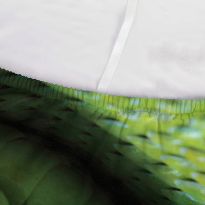 Green Tree Python Snake Print Sofa Cover
