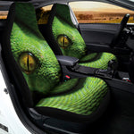 Green Tree Python Snake Print Universal Fit Car Seat Covers