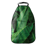 Green Tropical Banana Palm Leaf Print Car Seat Organizers