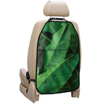 Green Tropical Banana Palm Leaf Print Car Seat Organizers