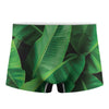 Green Tropical Banana Palm Leaf Print Men's Boxer Briefs