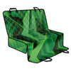 Green Tropical Banana Palm Leaf Print Pet Car Back Seat Cover