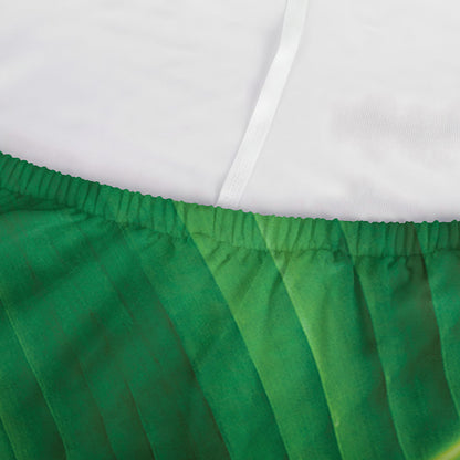 Green Tropical Banana Palm Leaf Print Sofa Cover