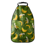 Green Tropical Banana Pattern Print Car Seat Organizers