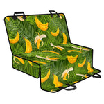 Green Tropical Banana Pattern Print Pet Car Back Seat Cover