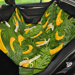 Green Tropical Banana Pattern Print Pet Car Back Seat Cover