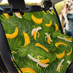 Green Tropical Banana Pattern Print Pet Car Back Seat Cover