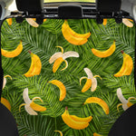 Green Tropical Banana Pattern Print Pet Car Back Seat Cover